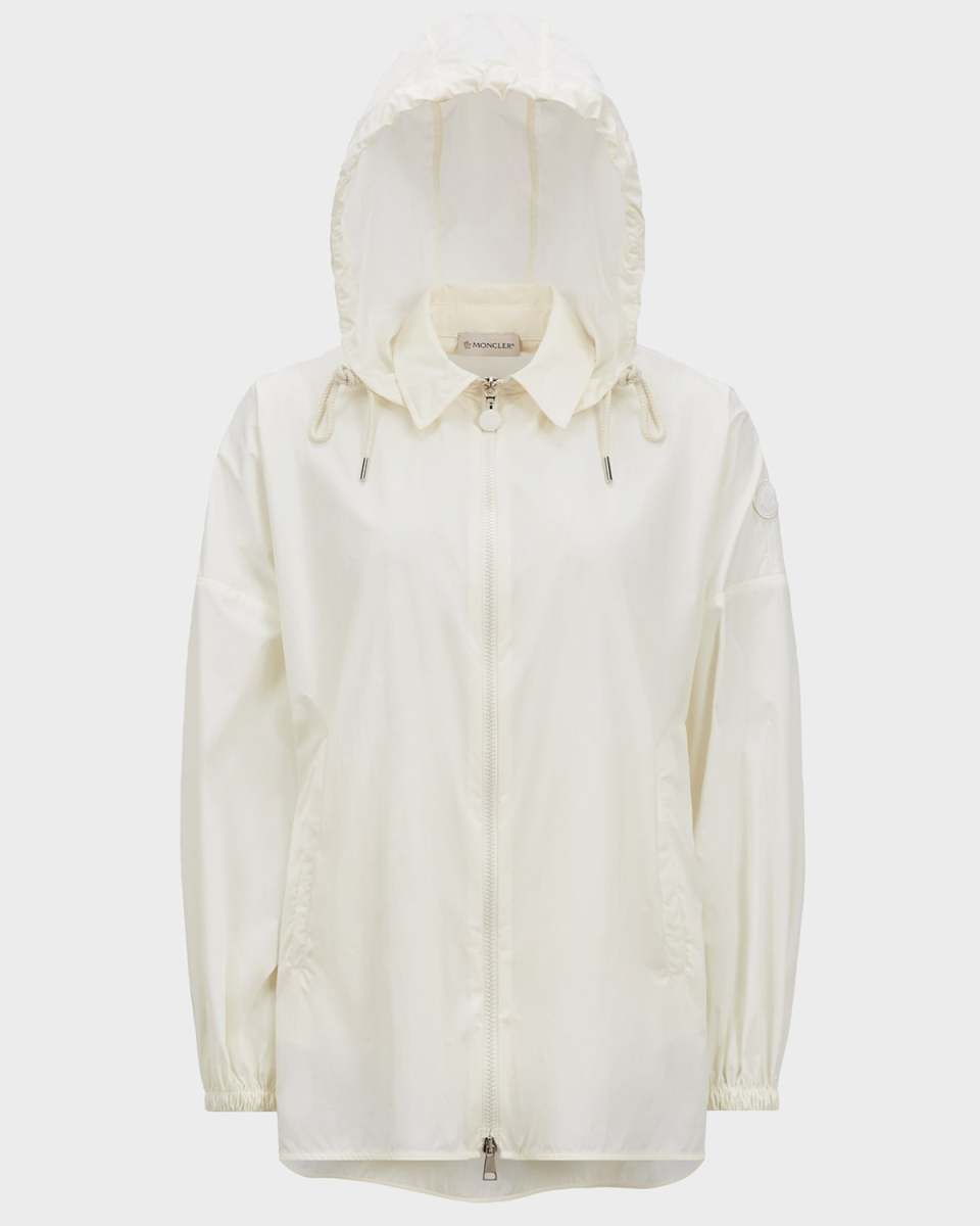 Water-Repellent Shirt with Removable Hood